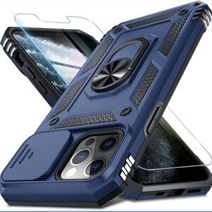 Heavy Duty Blue Phone Case for iPhone 16 Plus NIB